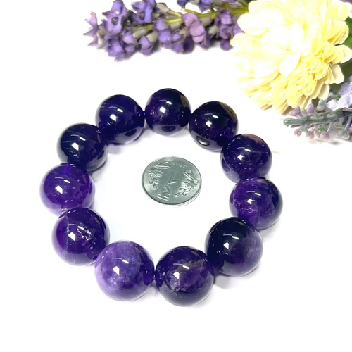 Zen coded Amethyst Bracelet (Meditation and Intuition)
