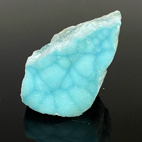 Zen Coded Blue Aragonite Mineral Specimen