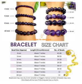 Zen coded Amethyst Bracelet (Meditation and Intuition) - Image 5