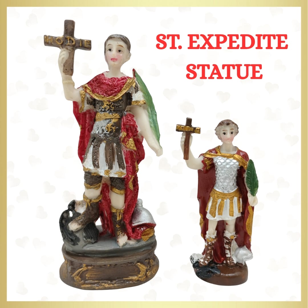 Zen Coded St. Expedite – Statue of Fast Luck & Justice